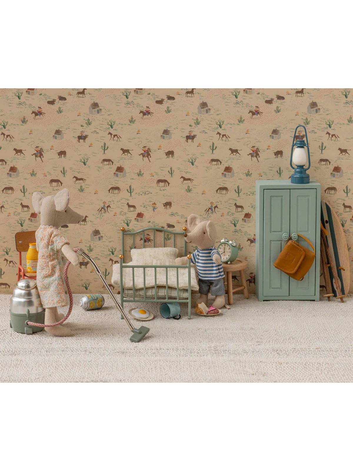 MAILEG | Vintage eenpersoonsbed, Muis - Mint