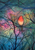 ANSICHTKAART | Roodborstje | ANNE ILLUSTRATIES