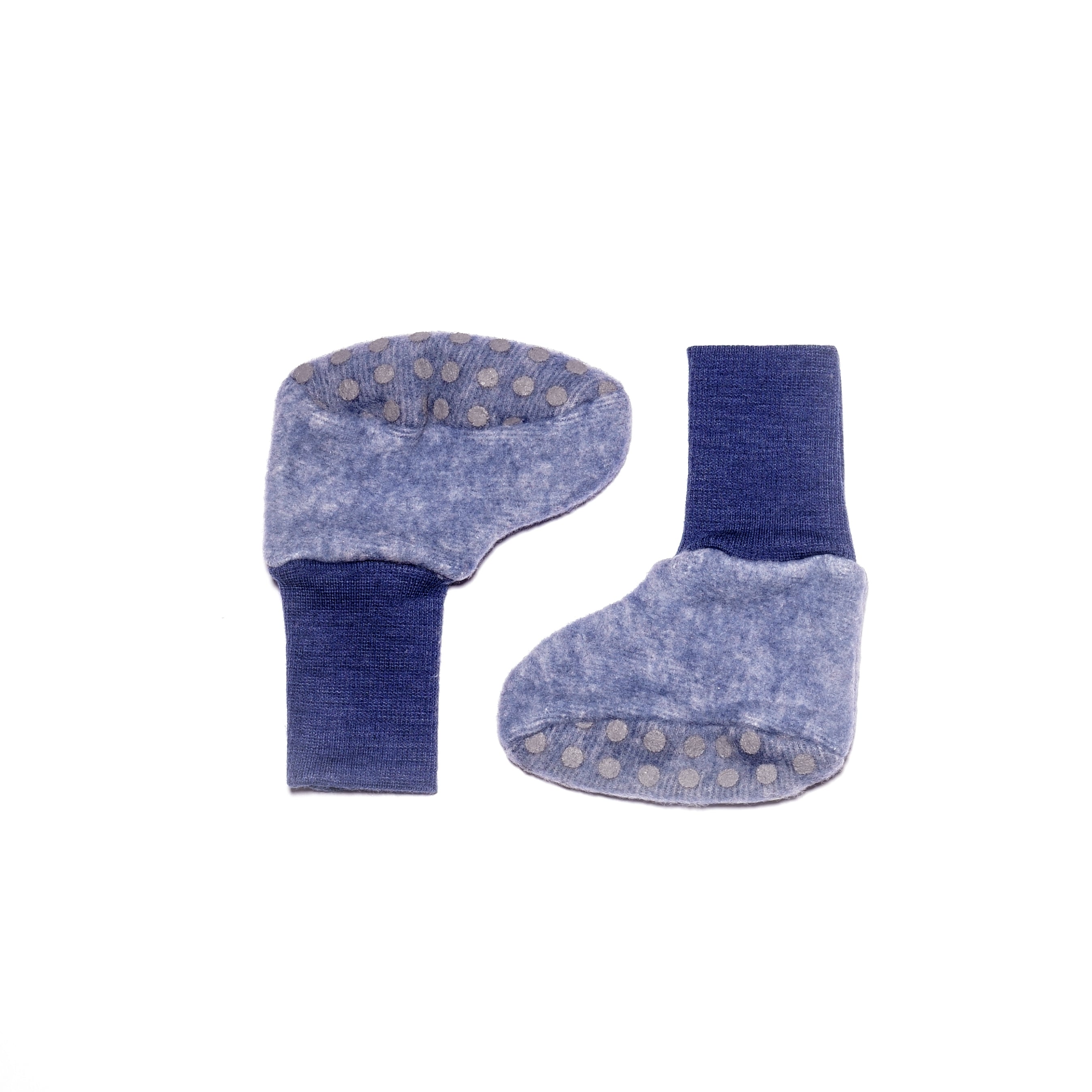 COSILANA | Slofjes wolfleece (blauw)