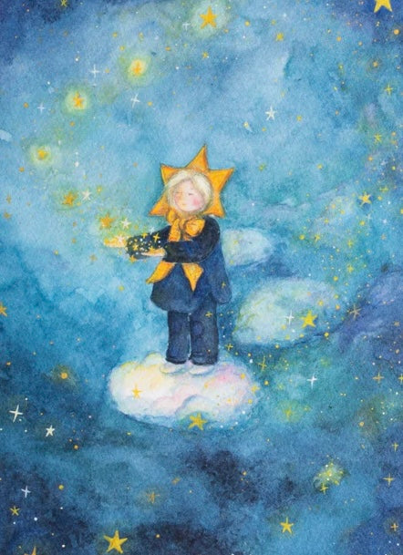 ANSICHTKAART | Sterrenkindje | ANNE ILLUSTRATIES