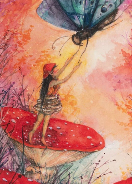ANSICHTKAART | Herfst wezen ~ ANNE ILLUSTRATIES