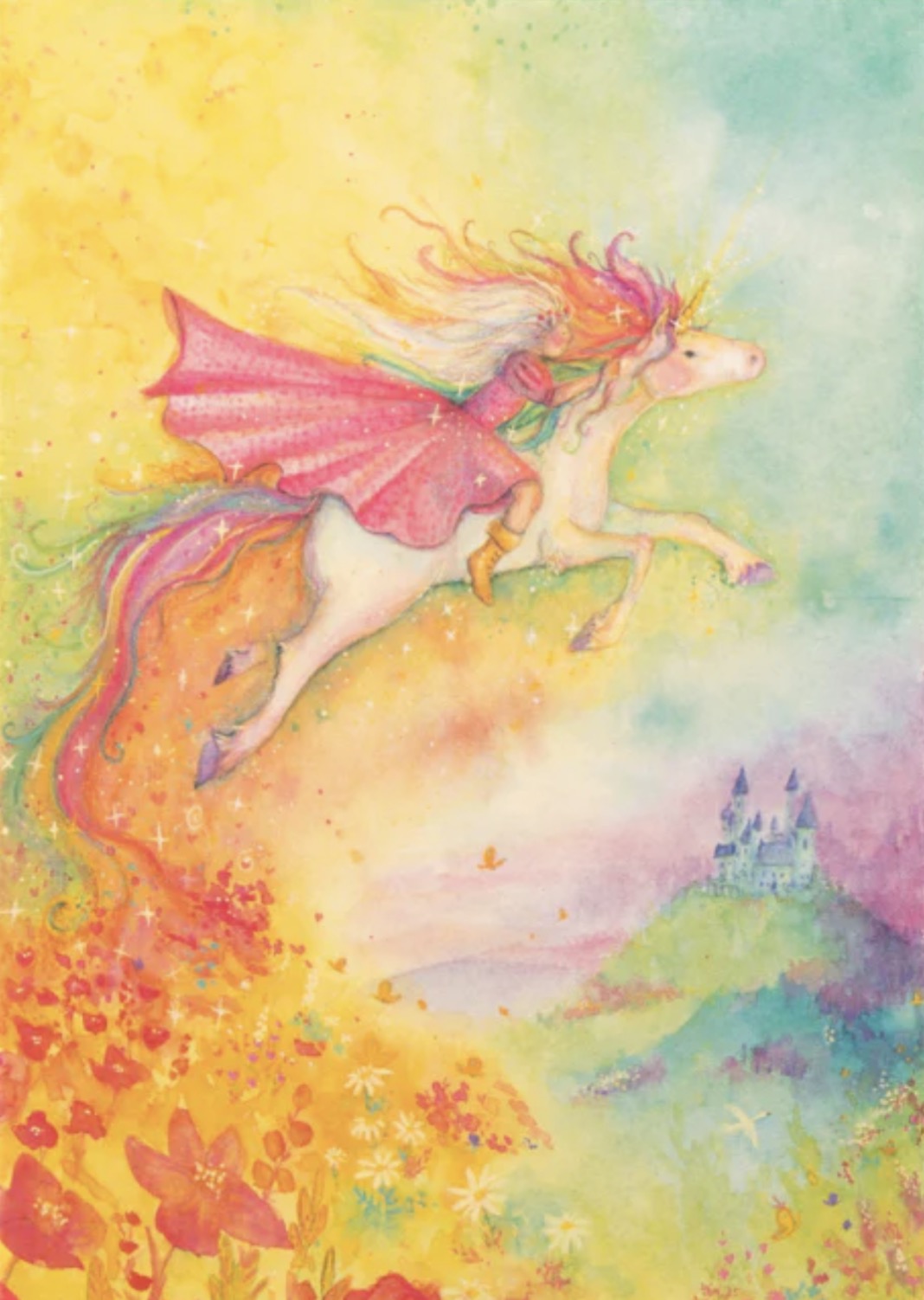 ANSICHTKAART | Eenhoorn | ANNE ILLUSTRATIES