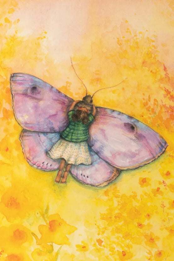 ANSICHTKAART | Lente vlinder | ANNE ILLUSTRATIES