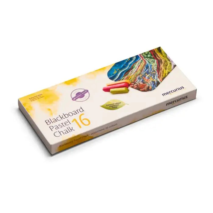 ART MAKES SENSE | pastelbordkrijtjes | 16 kleuren assortiment
