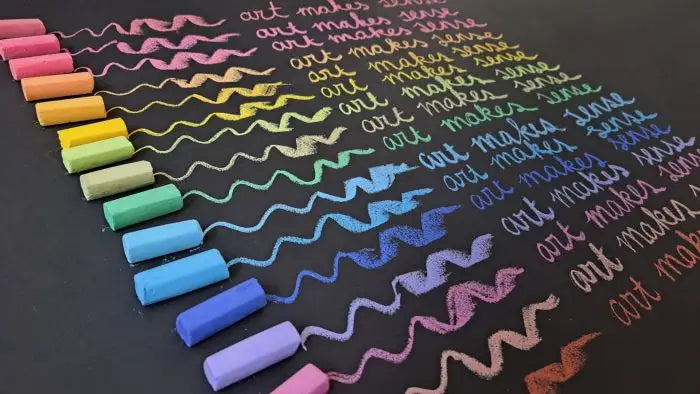 ART MAKES SENSE | pastelbordkrijtjes | 16 kleuren assortiment