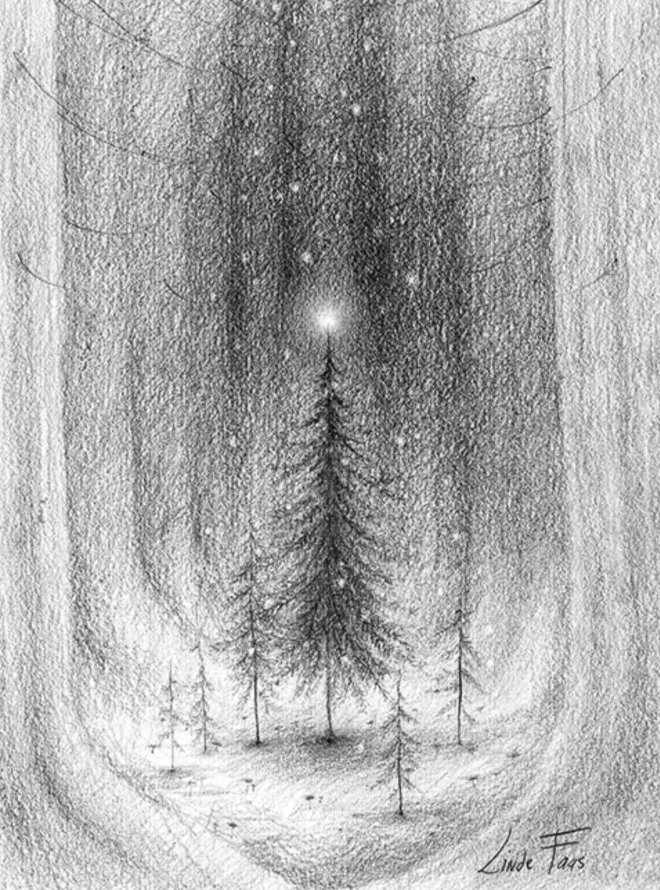 ANSICHTKAART | Little light | LINDE FAAS