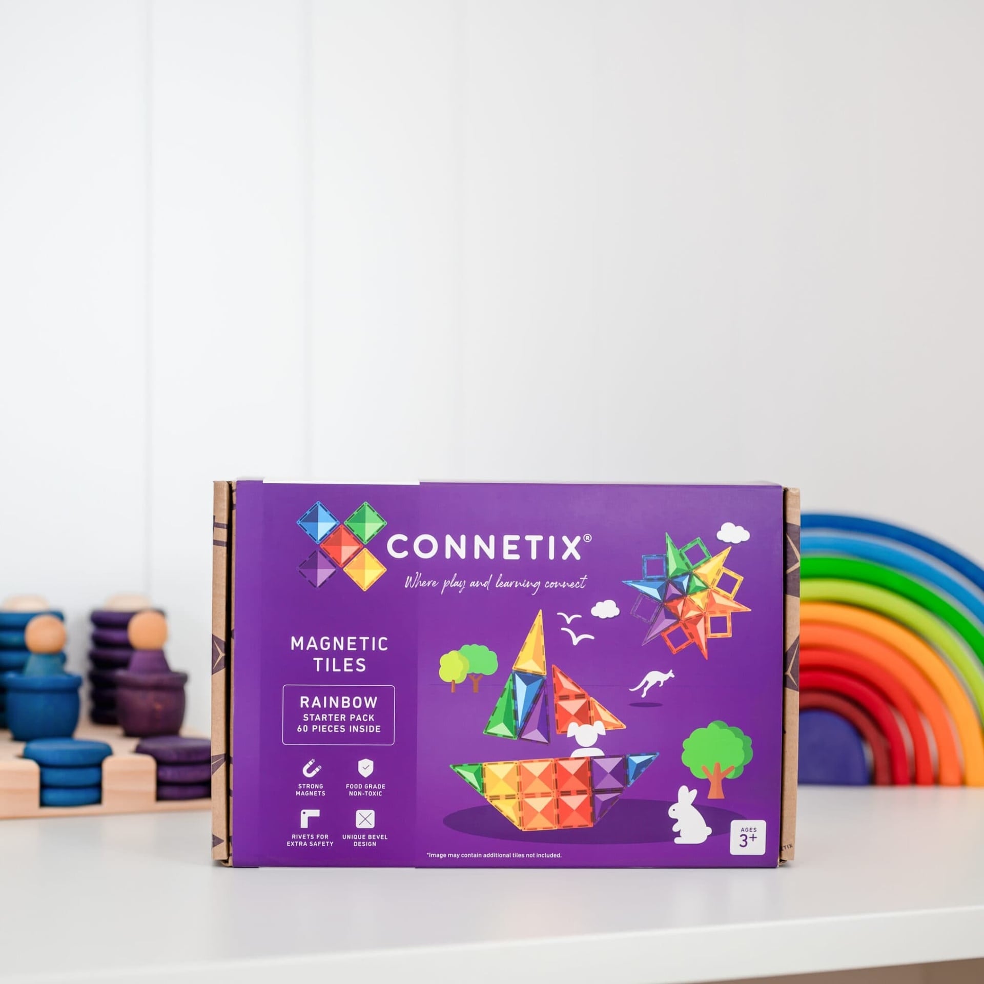 CONNETIX | Rainbow Starter Pack 60 pieces