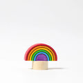 GRIMM’S | Houten jaarring steker | Regenboog