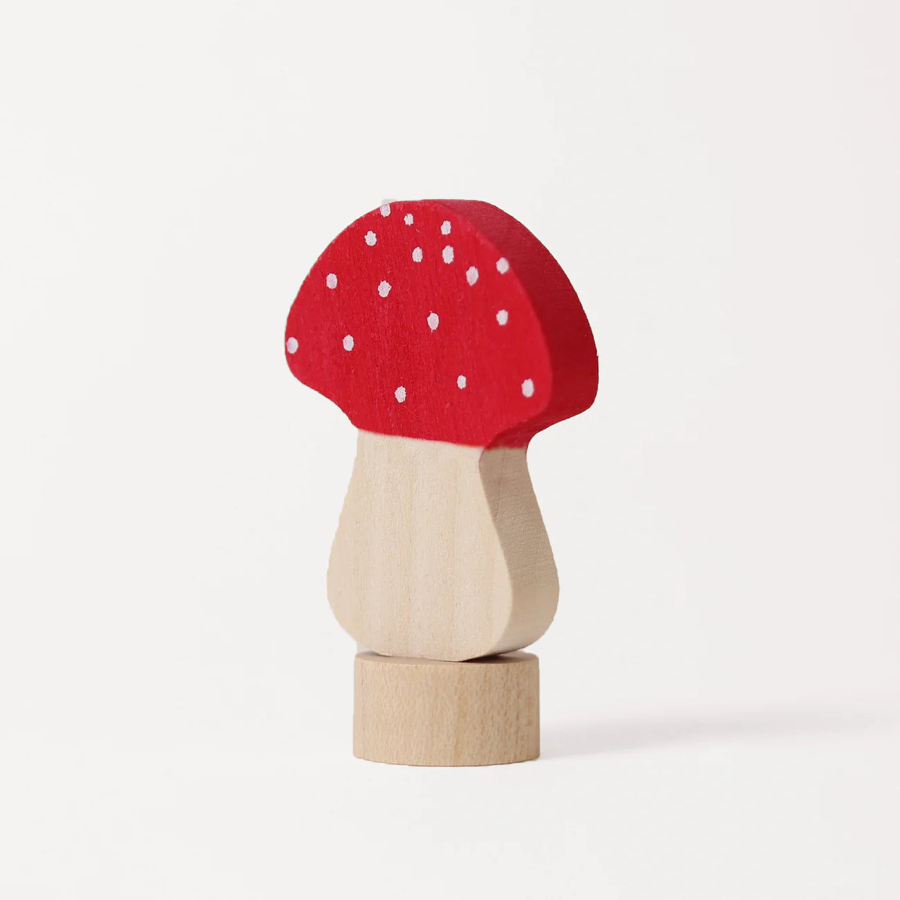 GRIMM’S | Houten jaarring steker | Vliegenzwam