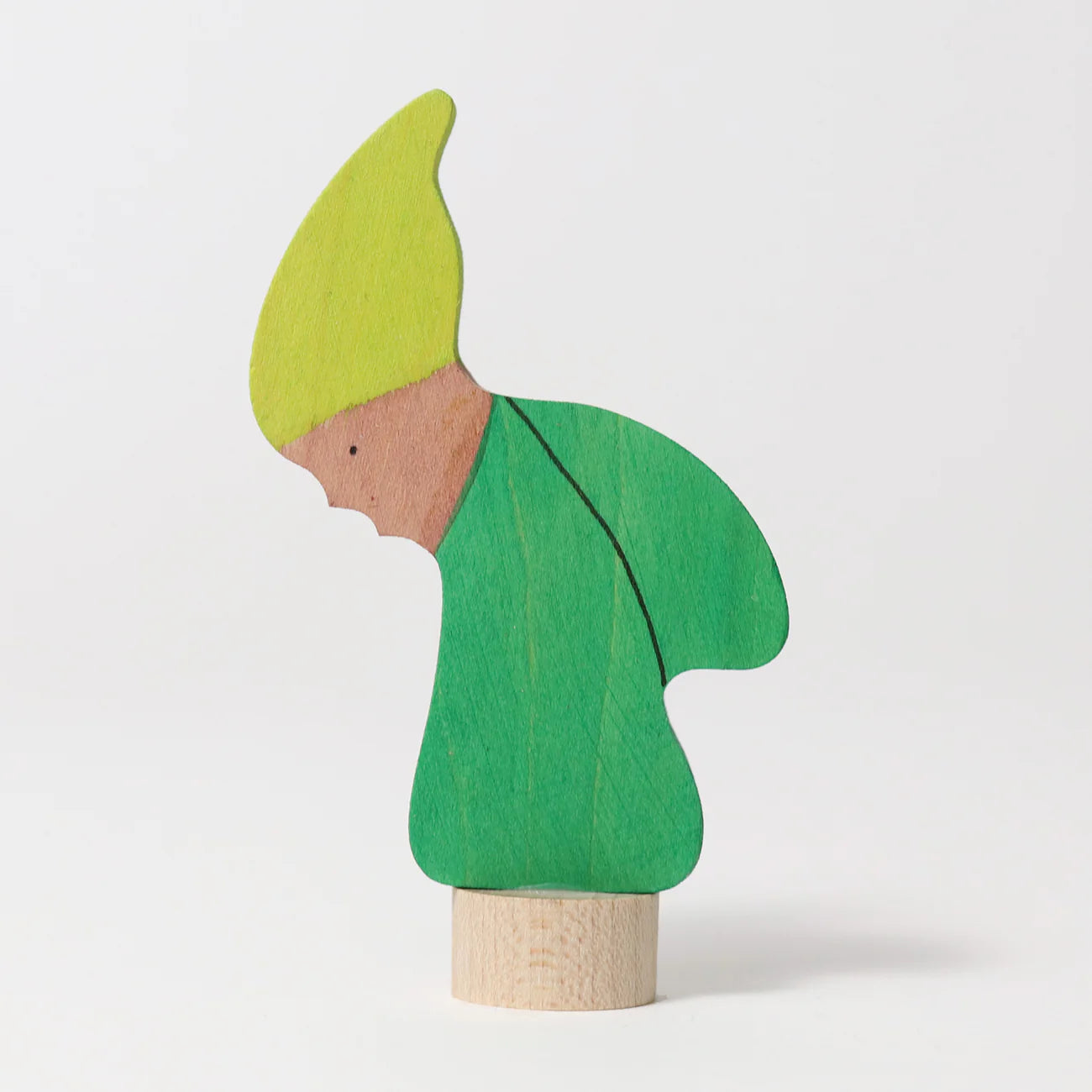 GRIMM’S | Houten jaarring steker | Lente dwerg