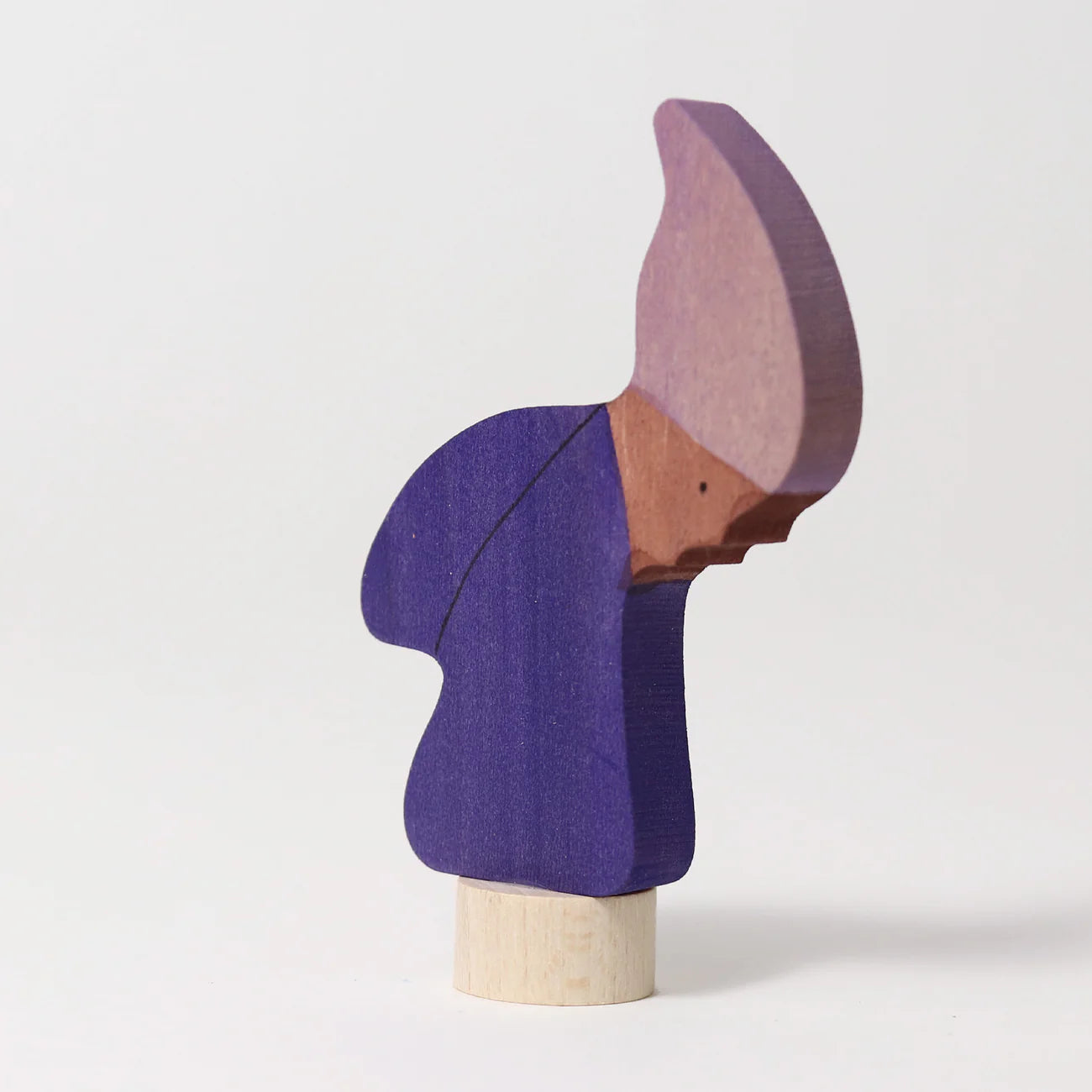 GRIMM’S | Houten jaarring steker | Winter dwerg