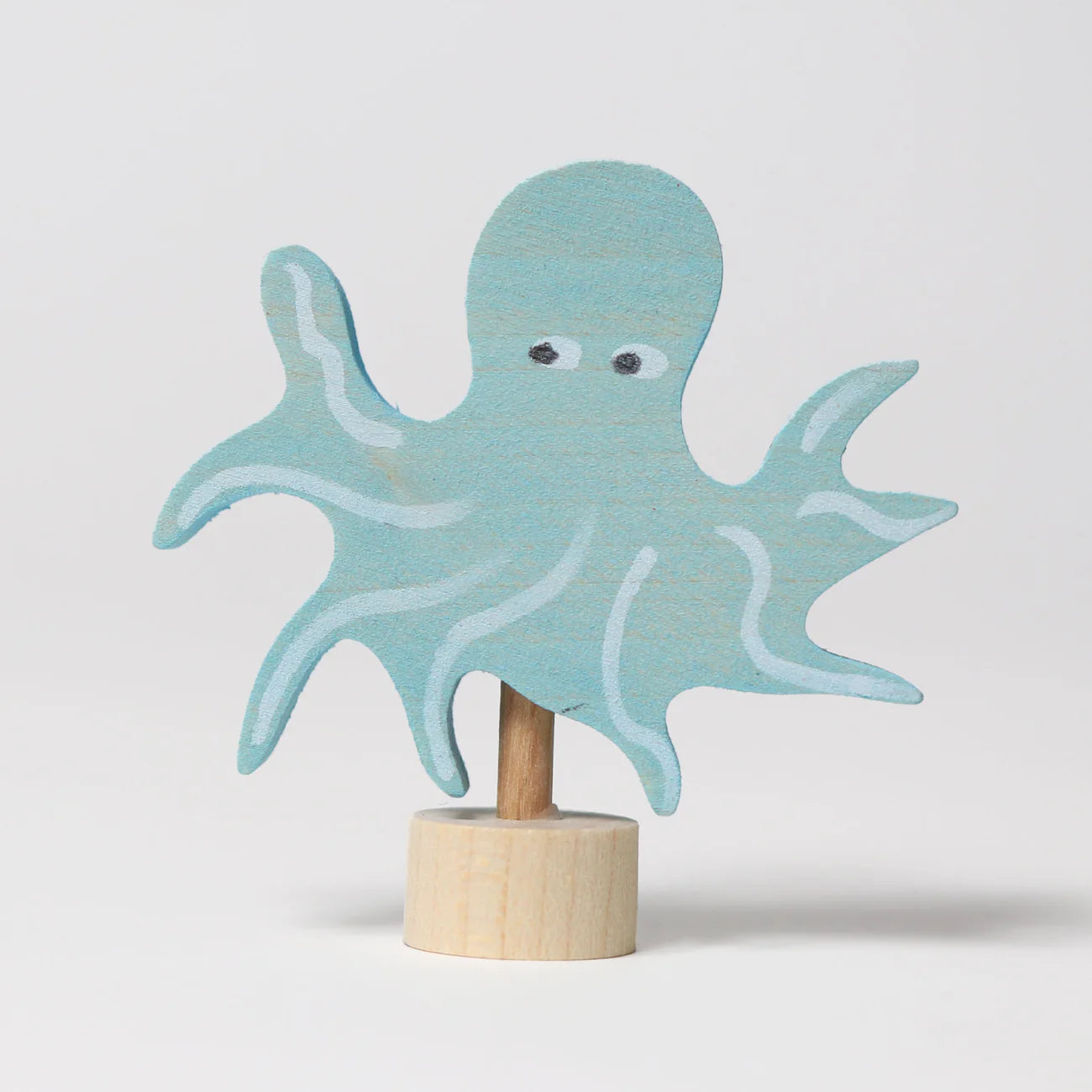 GRIMM’S | Houten jaarring steker | Octopus
