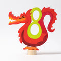 GRIMM’S | Houten jaarring steker | Sprookjescijfer 8
