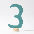 GRIMM’S | Houten jaarring steker | Cijfer antroposofisch 3