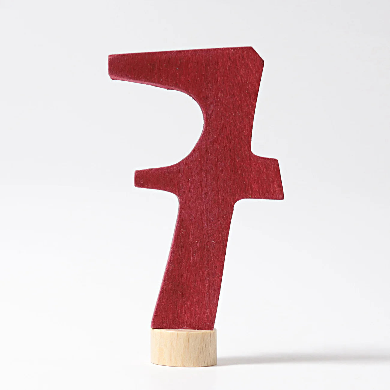 GRIMM’S | Houten jaarring steker | Cijfer antroposofisch 7