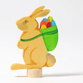 GRIMM’S | Houten jaarring steker | Paashaas