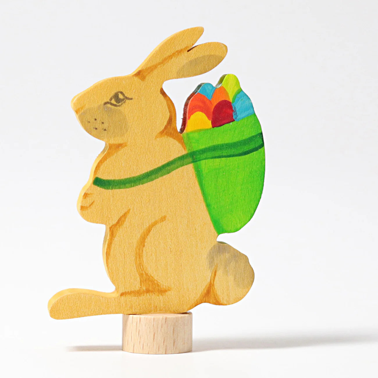 GRIMM’S | Houten jaarring steker | Paashaas