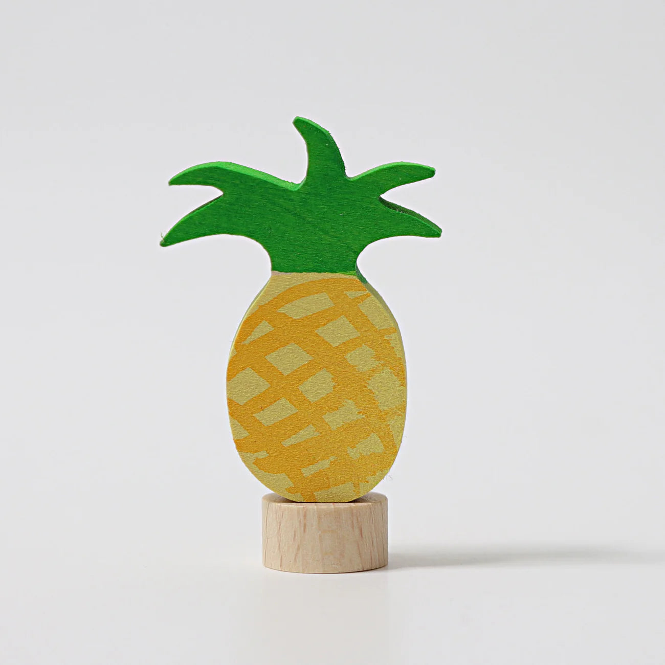 GRIMM’S | Houten jaarring steker | Ananas