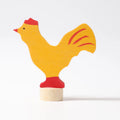 GRIMM’S | Houten jaarring steker | Haan