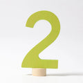 GRIMM’S | Houten jaarring steker | Cijfer 2