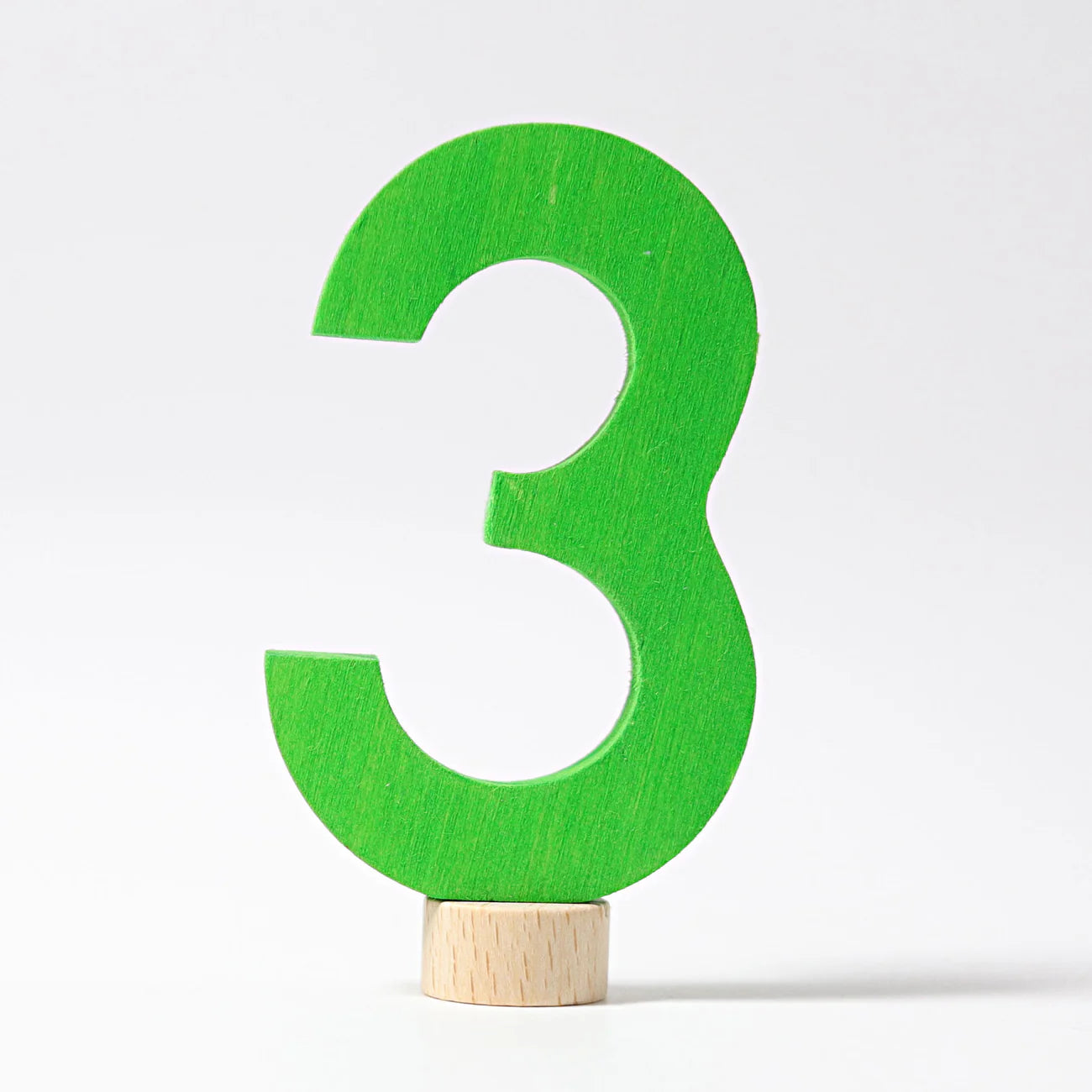 GRIMM’S | Houten jaarring steker | Cijfer 3