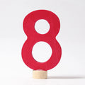 GRIMM’S | Houten jaarring steker | Cijfer 8