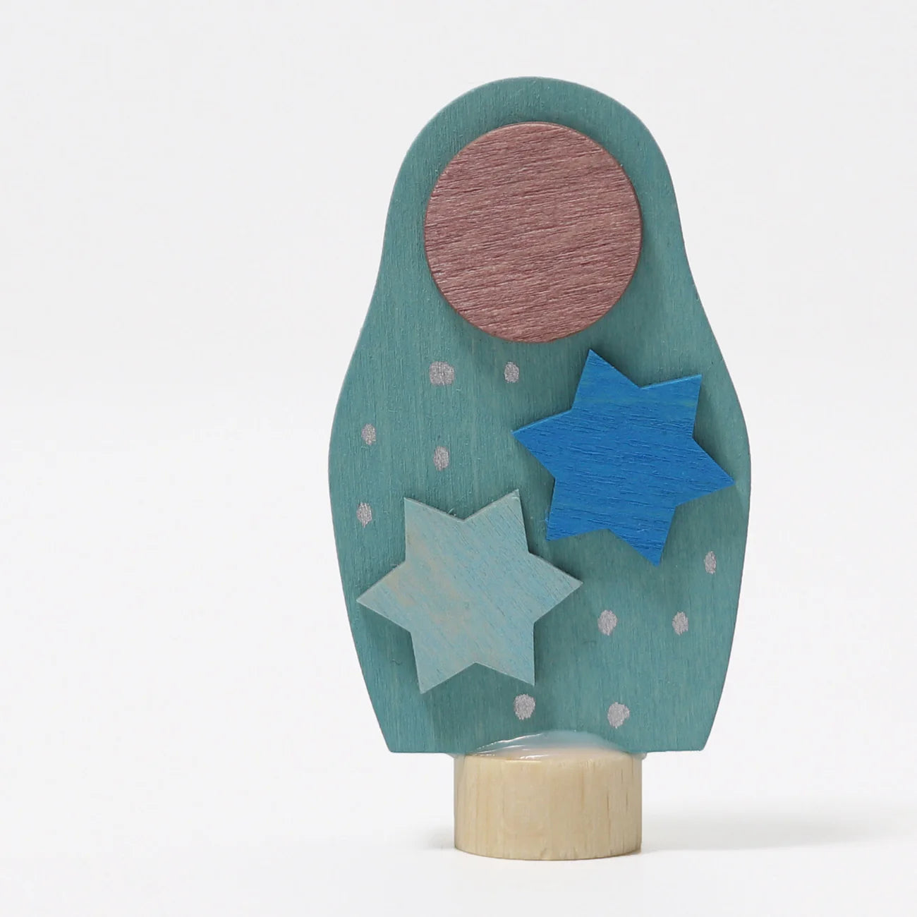 GRIMM’S | Houten jaarring steker | Matroesjka