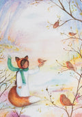 ANSICHTKAART | Vossenkind | ANNE ILLUSTRATIES