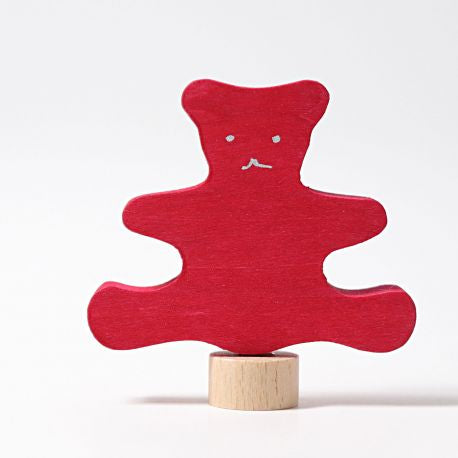GRIMM’S | Houten jaarringsteker | Teddybeer
