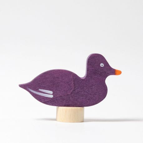 GRIMM’S | Houten jaarring steker | Eend