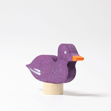 GRIMM’S | Houten jaarring steker | Eend