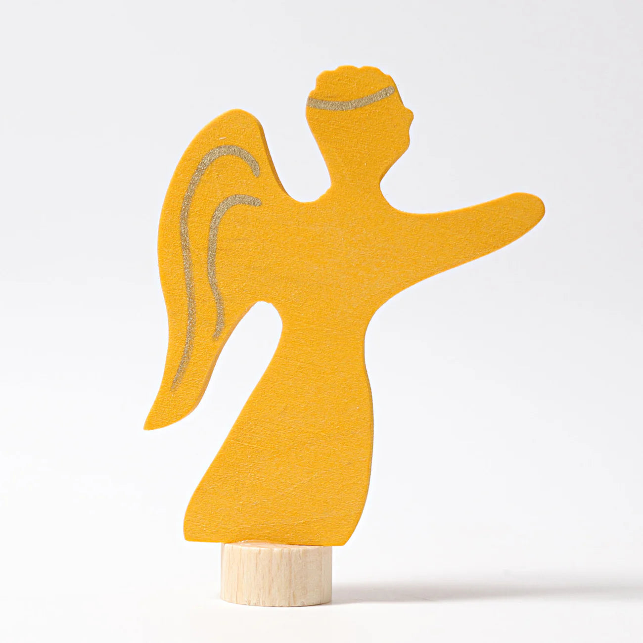 GRIMM’S | Houten jaarring steker | Engel