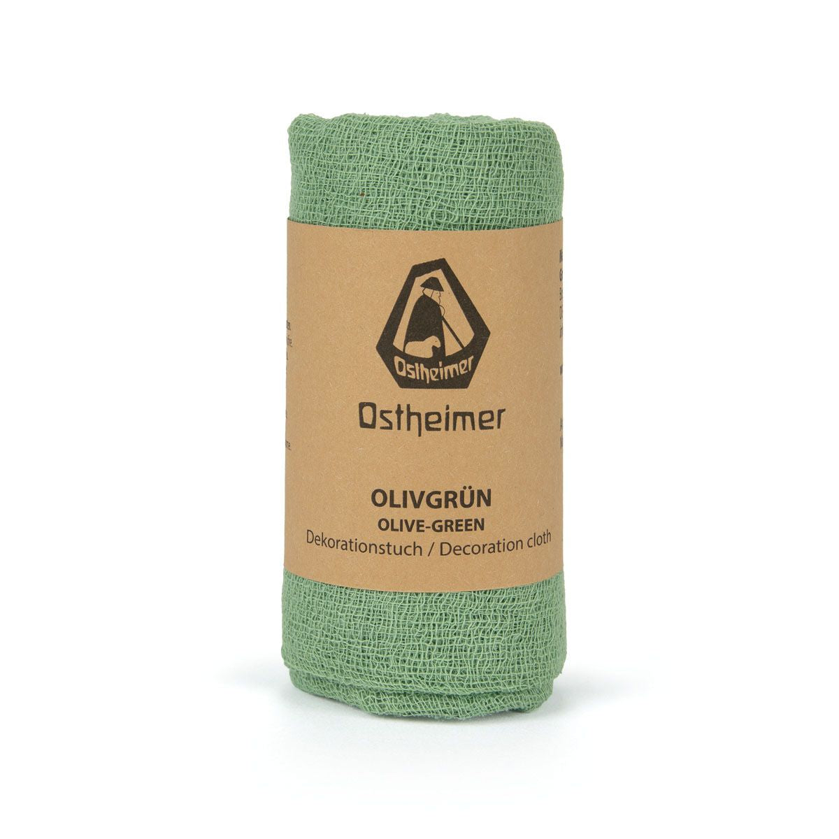 OSTHEIMER | Decoratiedoek olijfgroen