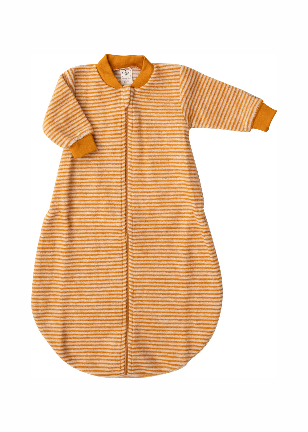 LILANO | Slaapzak wolfleece | Curry striped