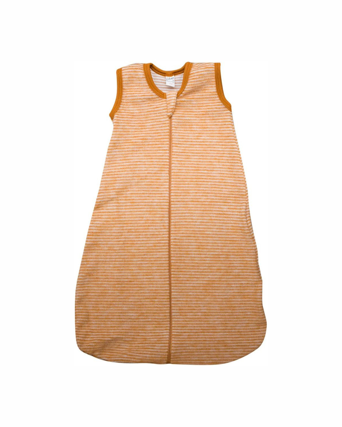 LILANO | Slaapzak wolfleece mouwloos | Curry striped