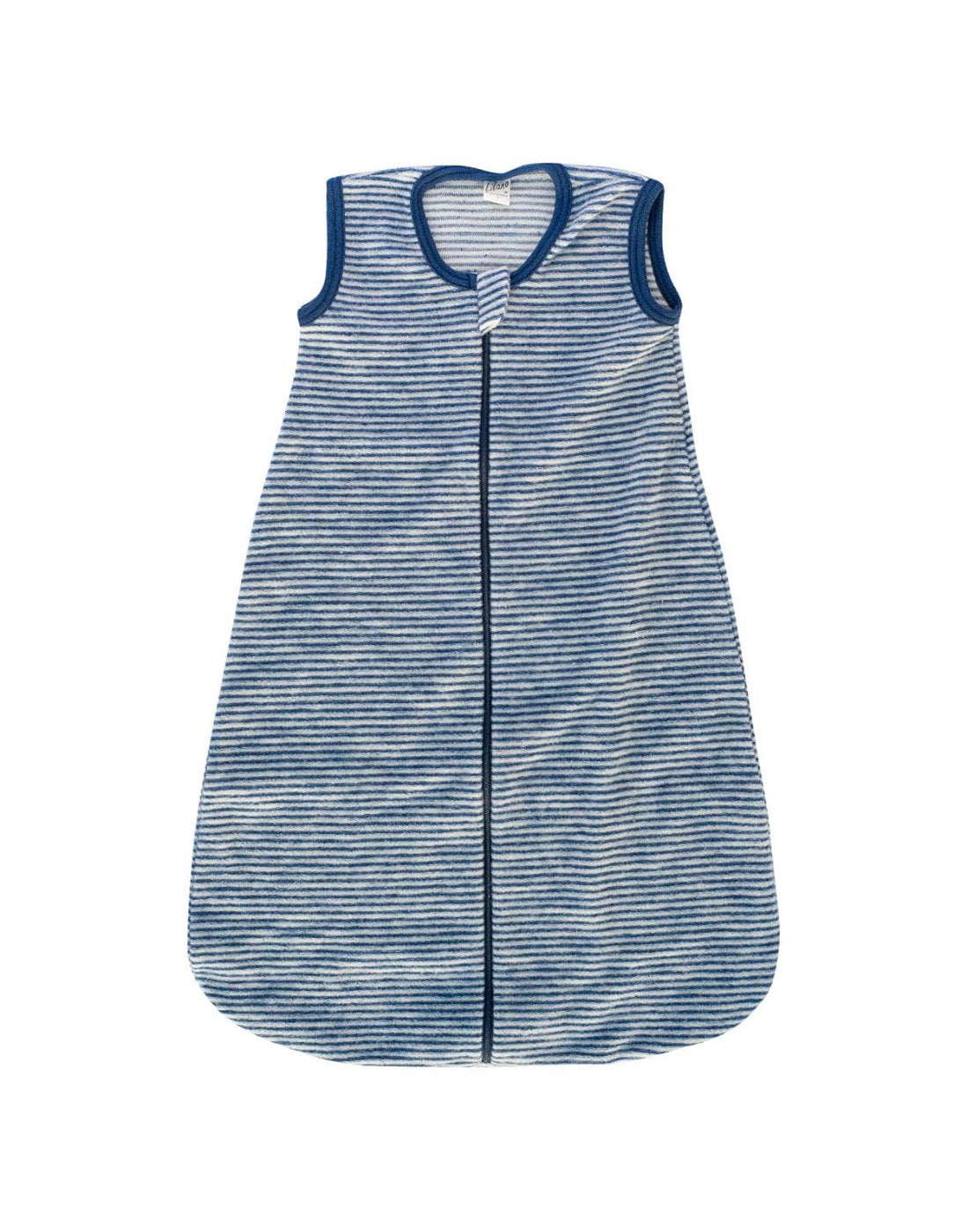LILANO | Slaapzak wolfleece mouwloos | Marine striped