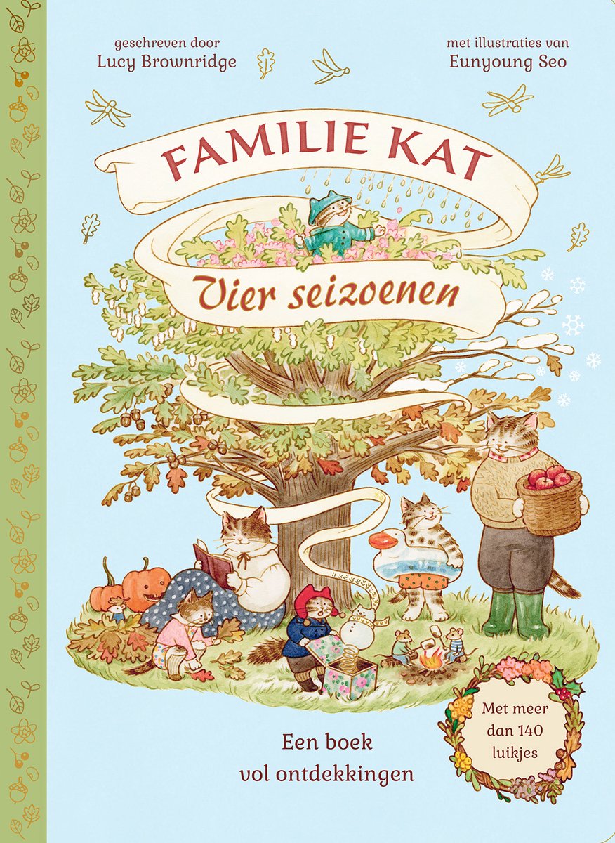Familie kat, vier seizoenen | Lucy Brownridge