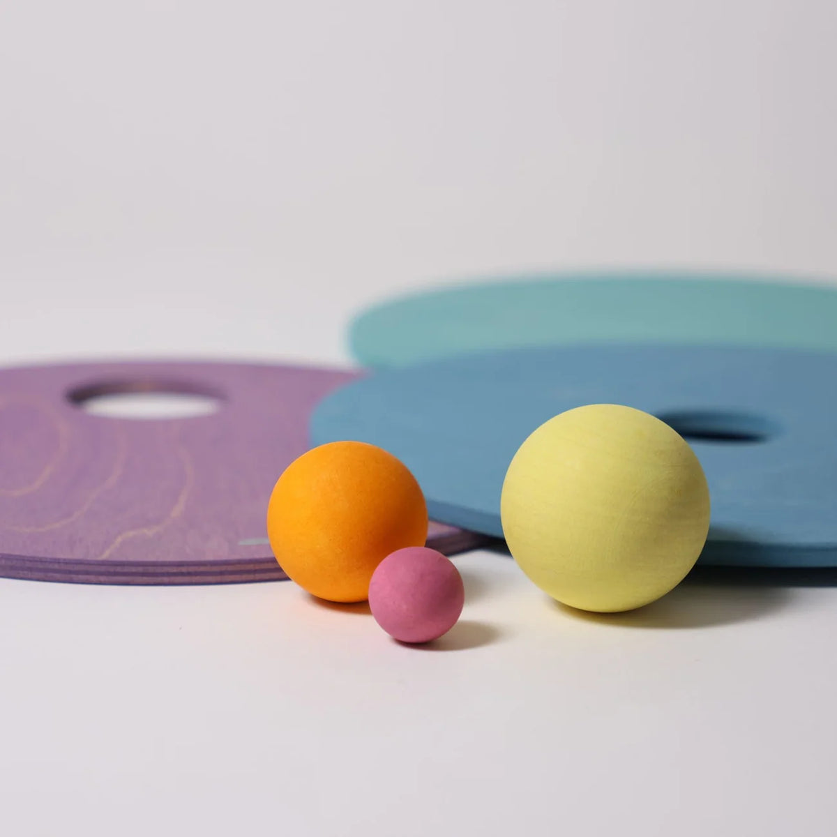GRIMM’S x Stapelstein - Rolling Discs Cool Pastel