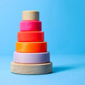 Grimm's | stapeltoren neon roze klein