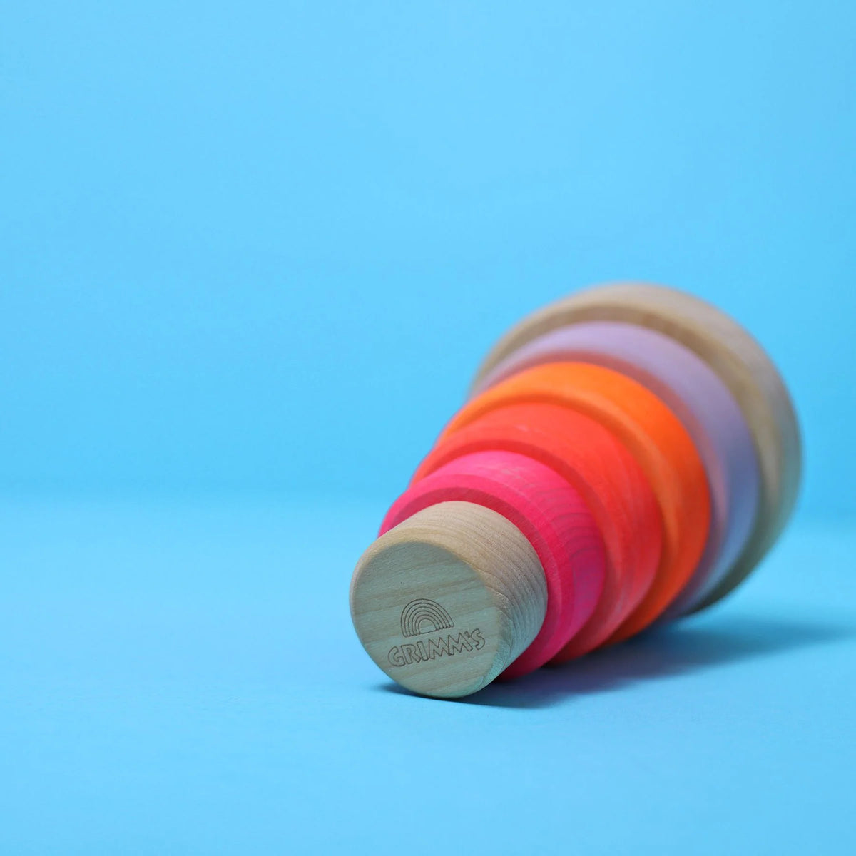 Grimm's | stapeltoren neon roze klein