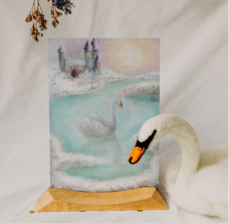 ANSICHTKAART | Zwanenprinses | LOT BOUWES