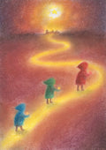 ANSICHTKAART | Drie koningen | LOT BOUWES
