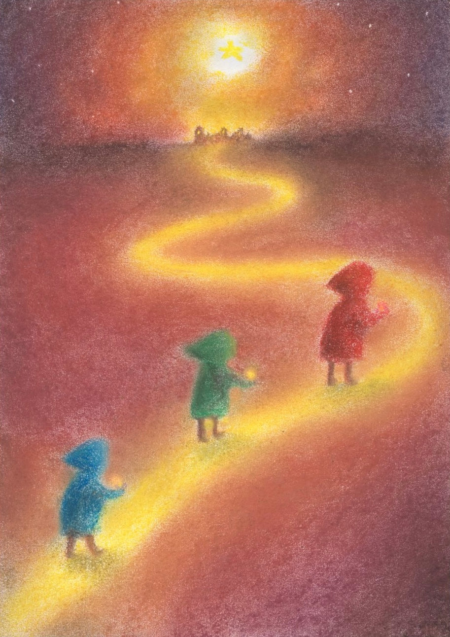 ANSICHTKAART | Drie koningen | LOT BOUWES
