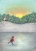 ANSICHTKAART | Schaatsen | LOT BOUWES