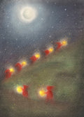 ANSICHTKAART | Zeven lichtjes | LOT BOUWES