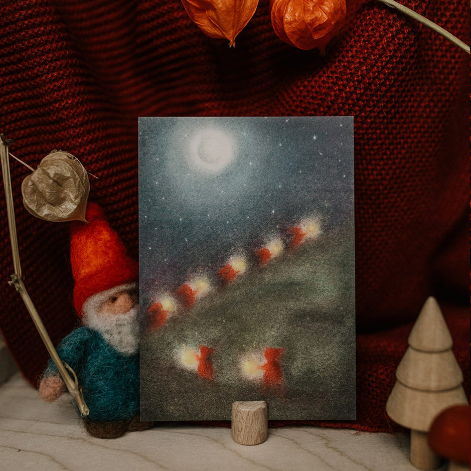 ANSICHTKAART | Zeven lichtjes | LOT BOUWES