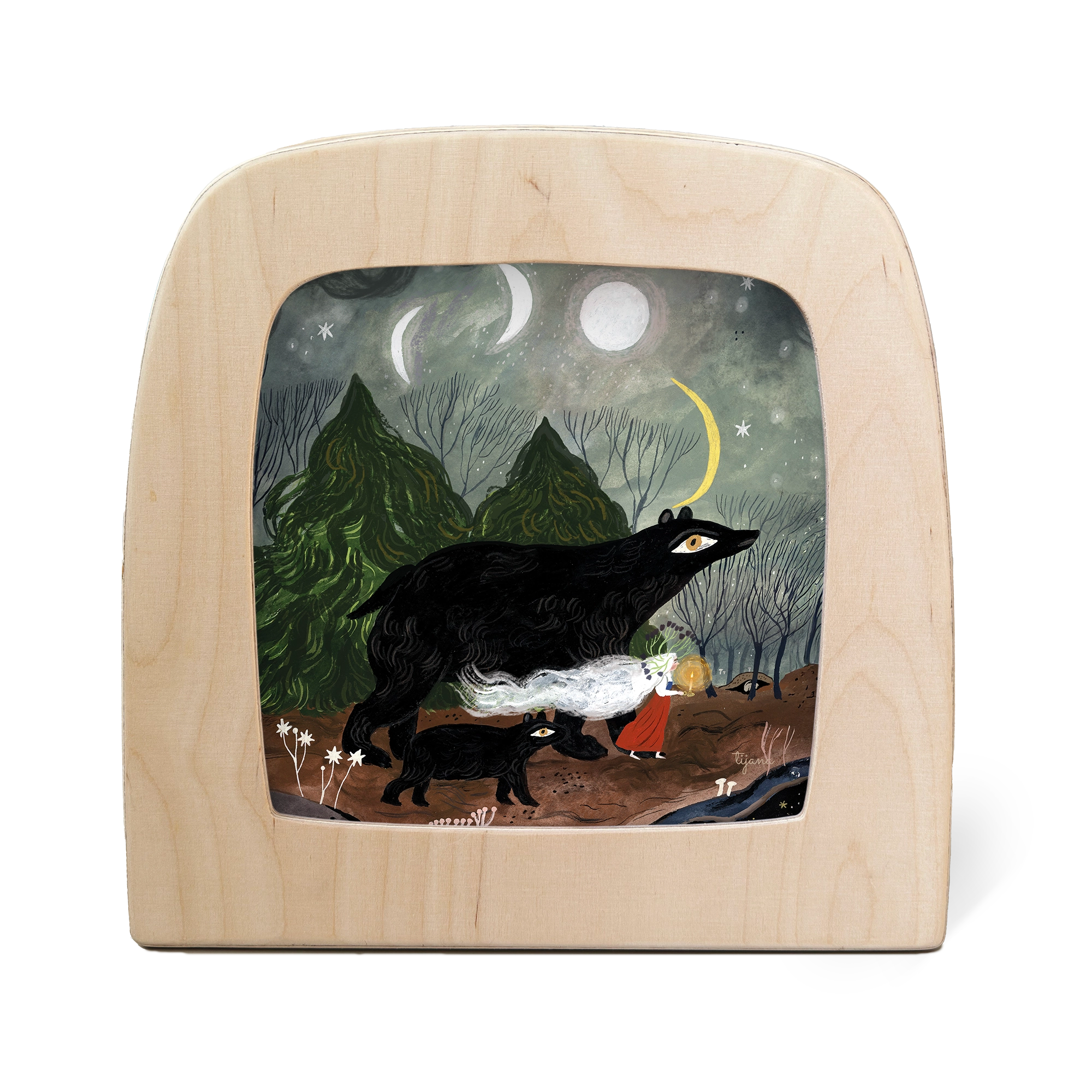 TOVERLUX | silhouet | TIJANA DRAWS | Black Bears