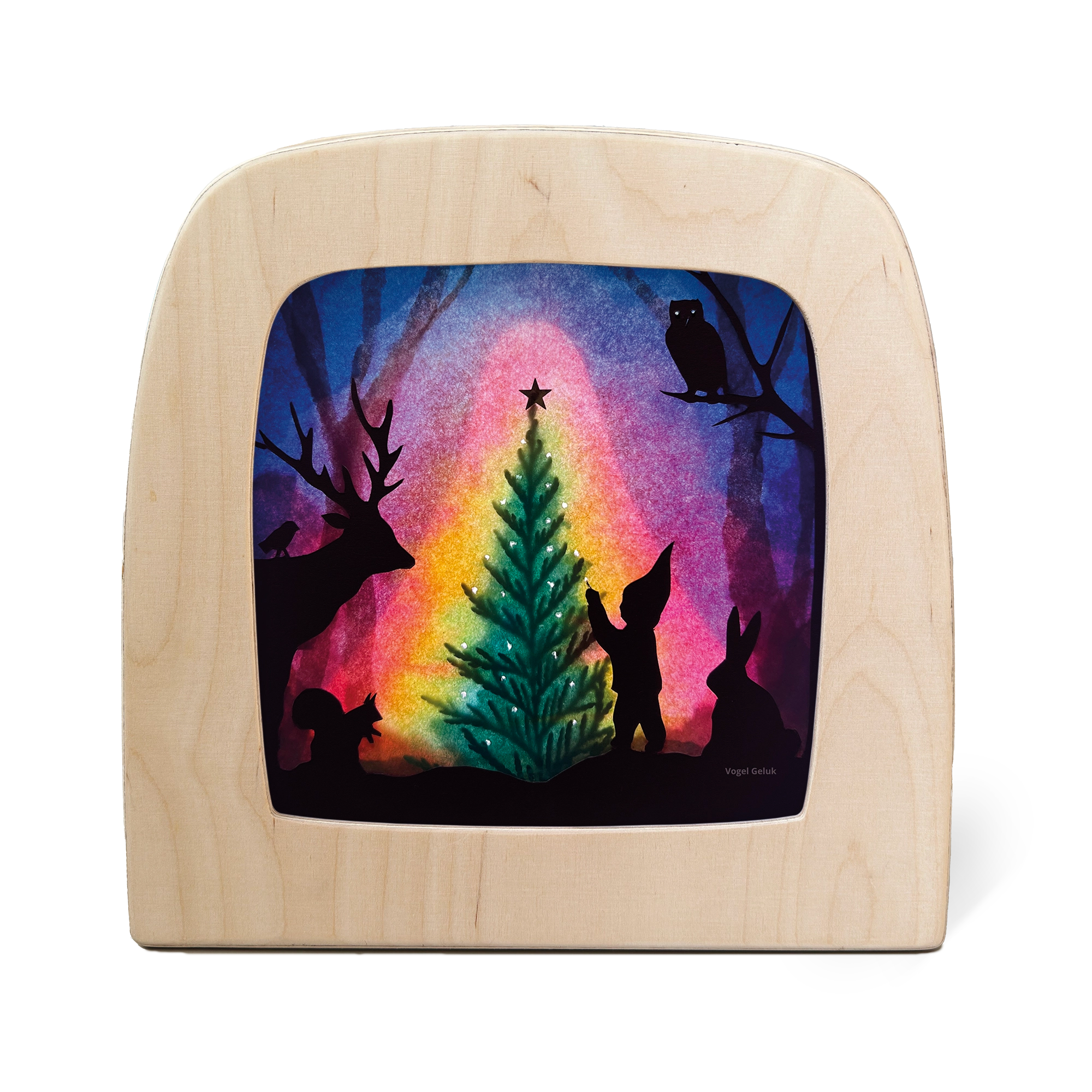 TOVERLUX | silhouet | VOGEL GELUK | Christmas Tree
